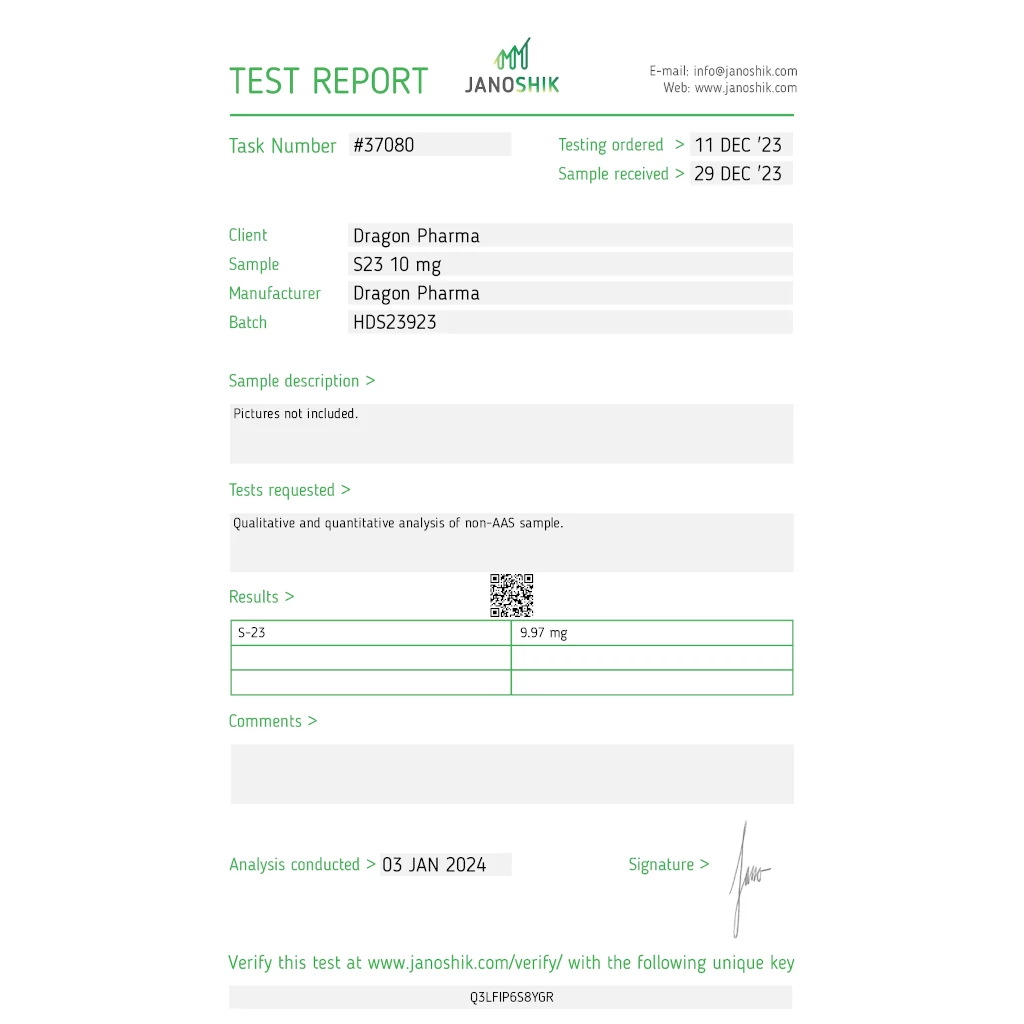 S 23 - 100 tabs by Dragon Pharma, Europe S 23 - 100 tabs by Dragon Pharma, Europe