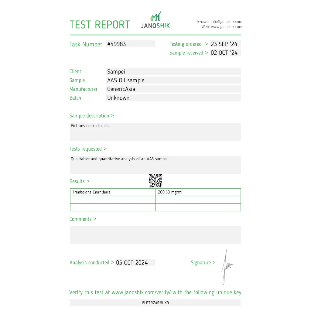 TRENBOLONE ENANTHATE 200 - 10 ml by Stealth Labs
