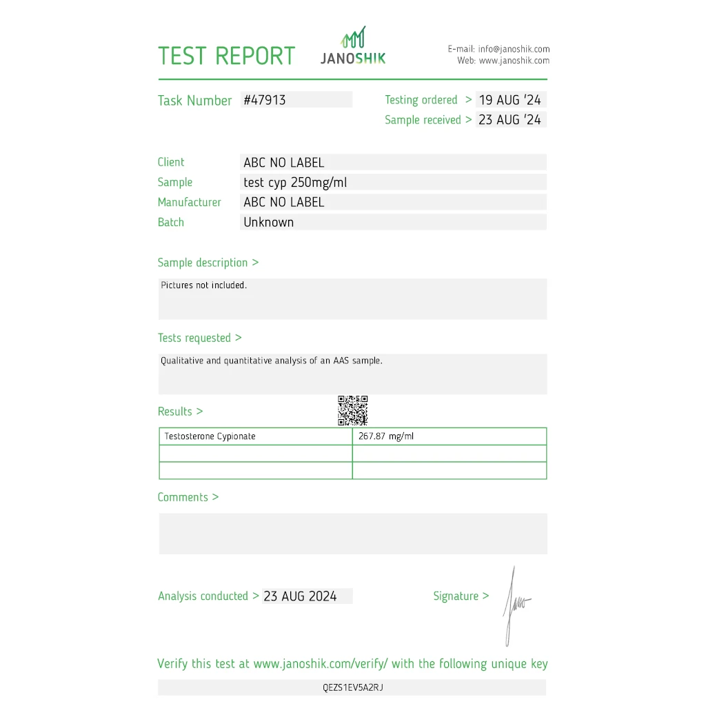 TESTOSTERONE CYPIONATE 250 - 10 ml by Stealth Labs