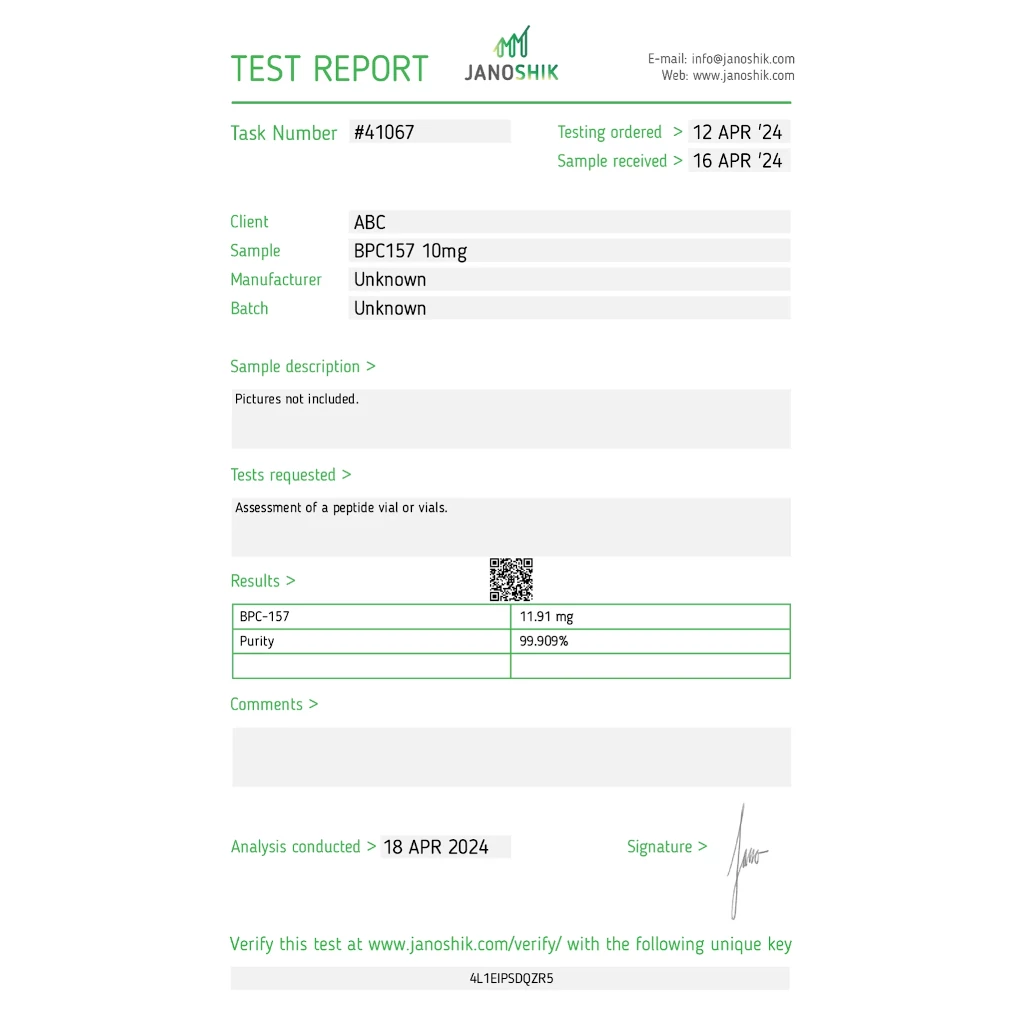 BPC157 10 MG - vial by Stealth Labs BPC157 10 MG - vial by Stealth Labs