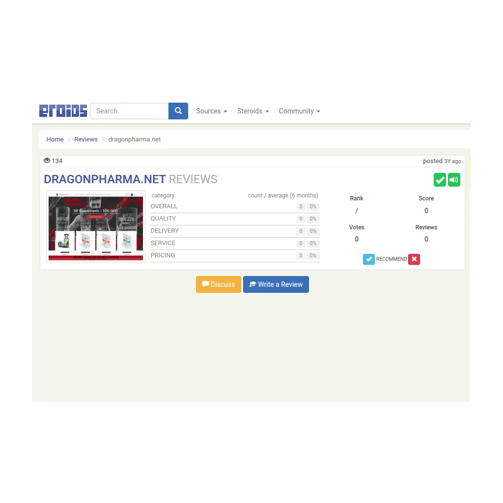 News from Dragon Pharma Image Dragon Pharma Store Is Now on Eroids — Share Your Experience