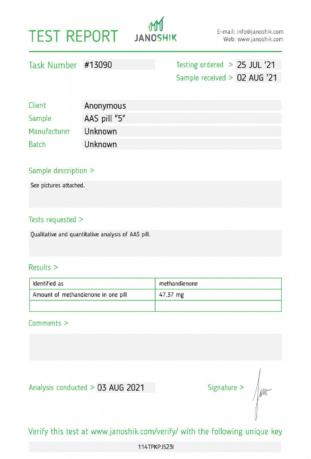 odin dianabol 50 lab tes results