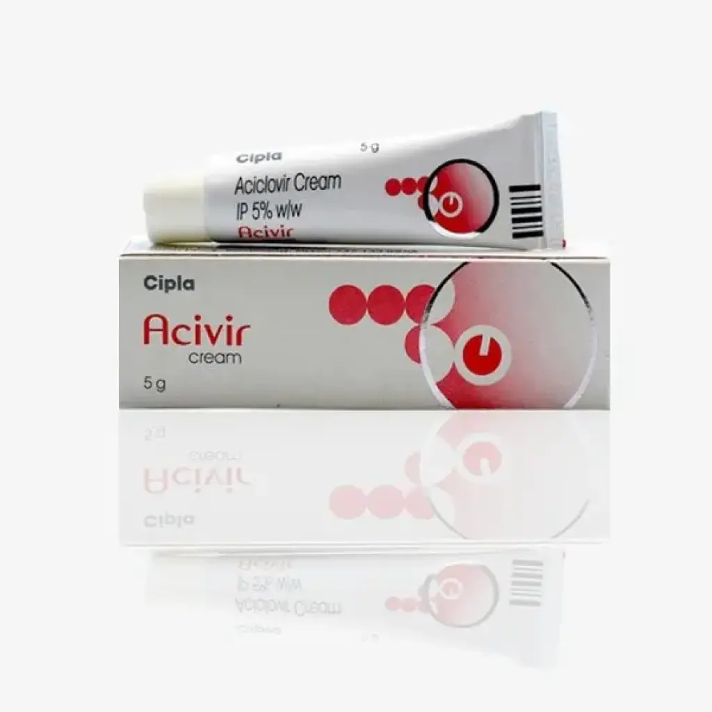 Acivir Cream 5% - tub by Cipla, India