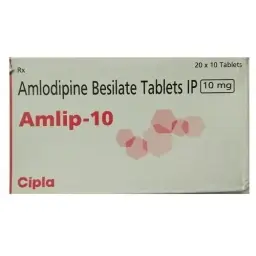 Amlip 10 mg - 200 tabs by Cipla, India