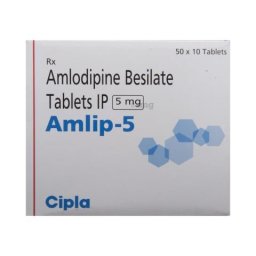 AMLIP 5 MG - 100 tabs by Cipla, India
