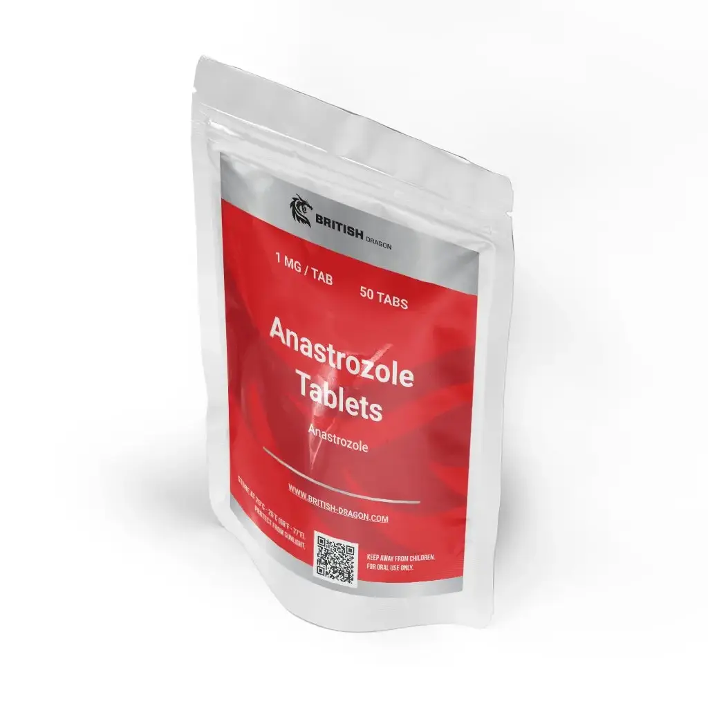 ANASTROZOLE 1 MG (50 TABLETS) - 50 tabs by British Dragon Pharmaceuticals ANASTROZOLE 1 MG (50 TABLETS) - 50 tabs by British Dragon Pharmaceuticals