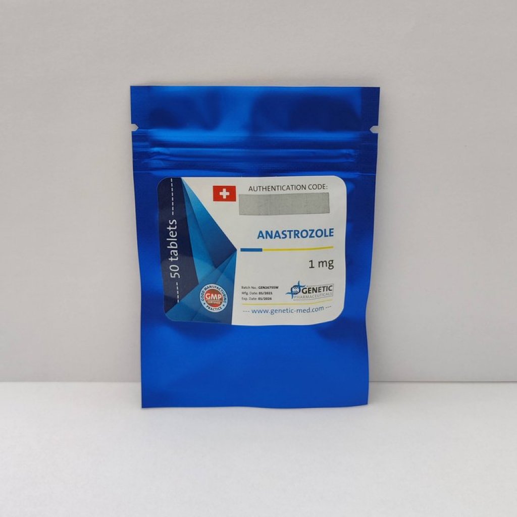 ANASTROZOLE - 50 tabs by Genetic Pharmaceuticals ANASTROZOLE - 50 tabs by Genetic Pharmaceuticals
