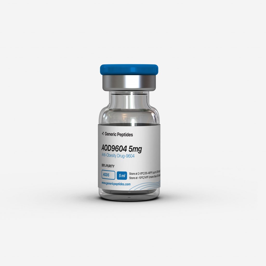 AOD 9604 5 MG - vial by Generic Peptides AOD 9604 5 MG - vial by Generic Peptides