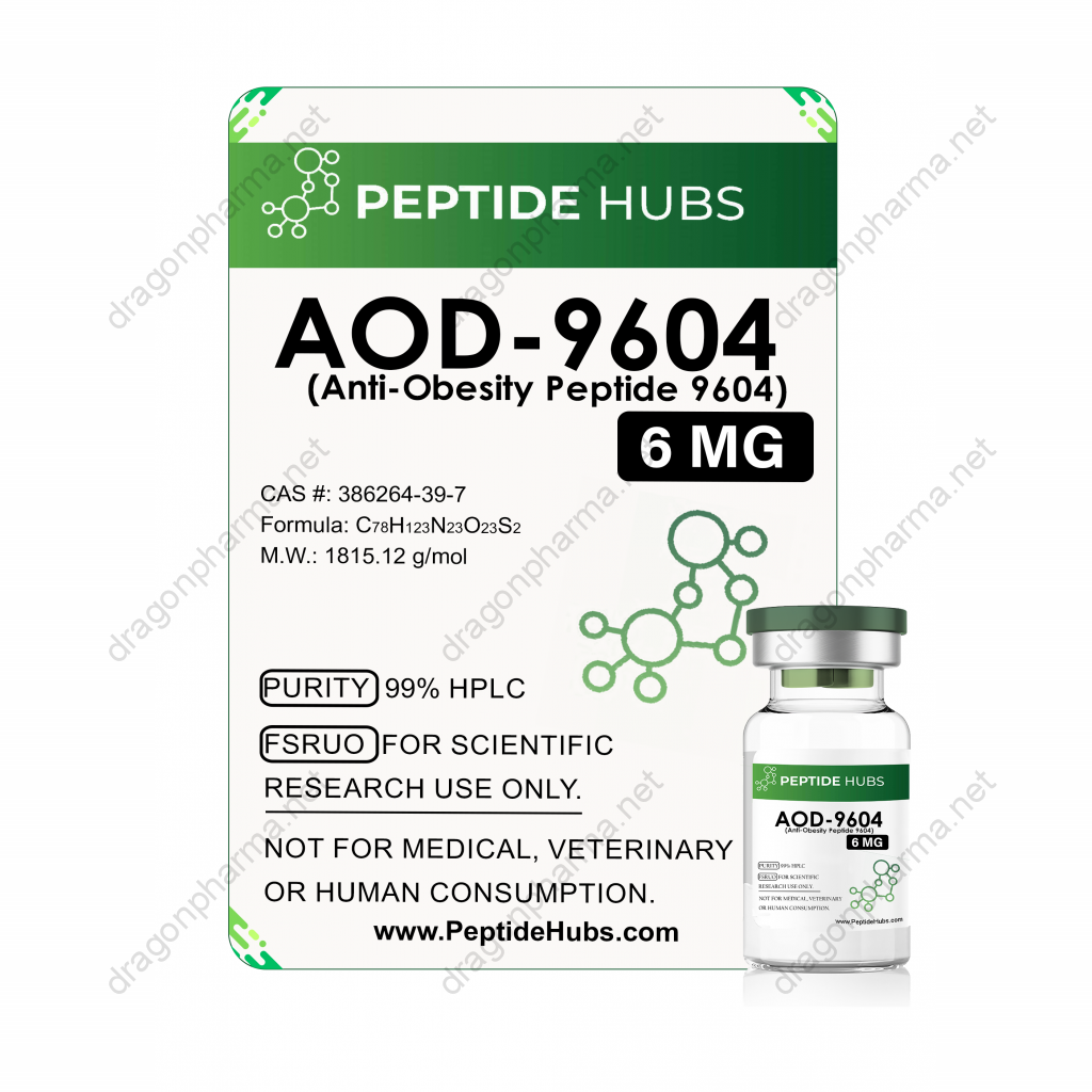 AOD 9604 5 MG - vial by Peptide Hubs AOD 9604 5 MG - vial by Peptide Hubs