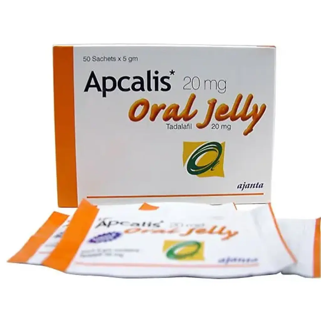 APCALIS ORAL JELLY - 10 sachets by Ajanta Pharma, India APCALIS ORAL JELLY - 10 sachets by Ajanta Pharma, India