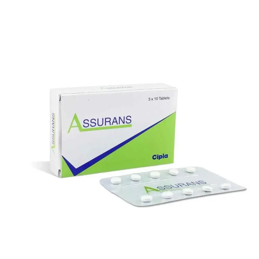 ASSURANS - 100 tabs by Cipla, India