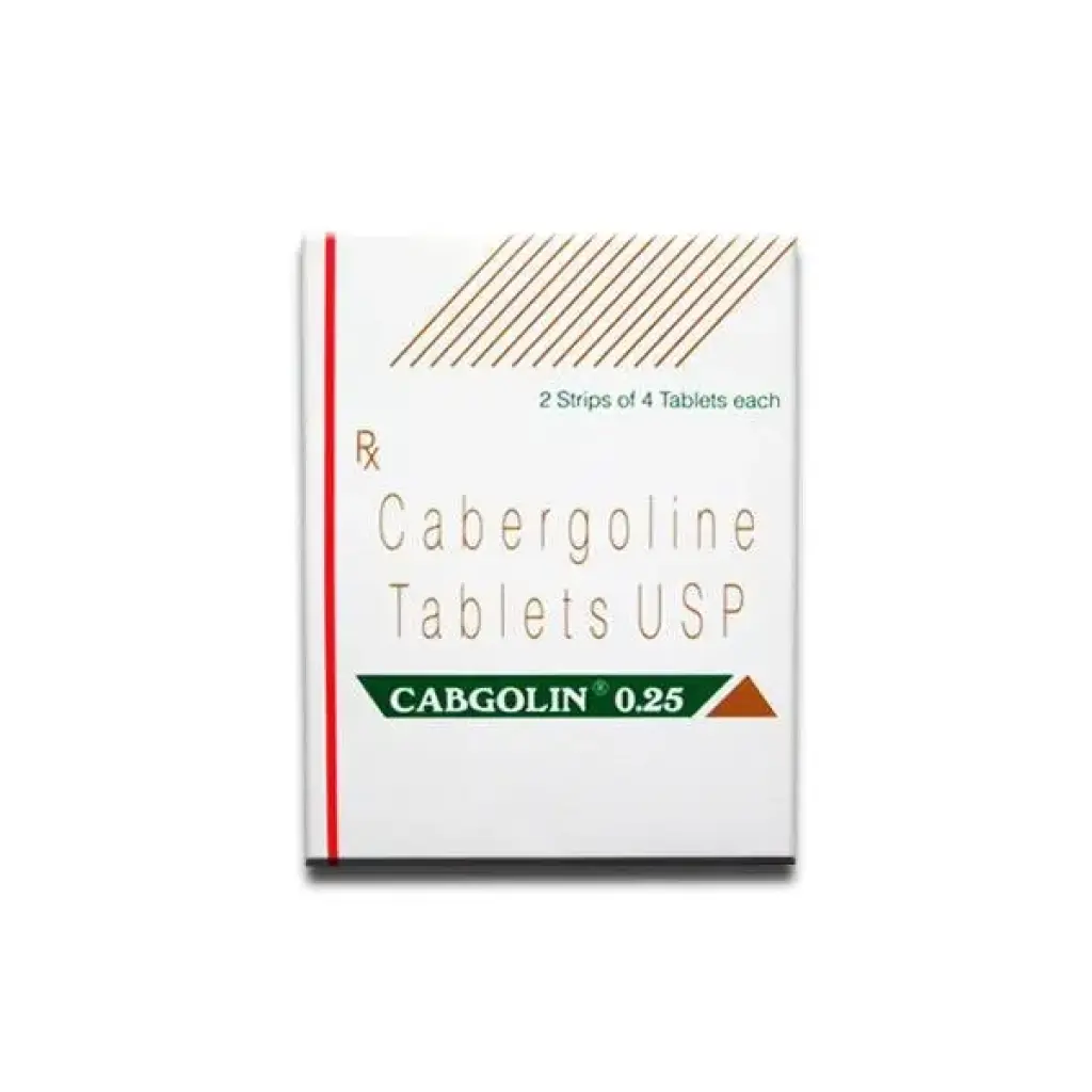 CABGOLIN 0.25 - 16 tabs by Sun Pharma, India CABGOLIN 0.25 - 16 tabs by Sun Pharma, India