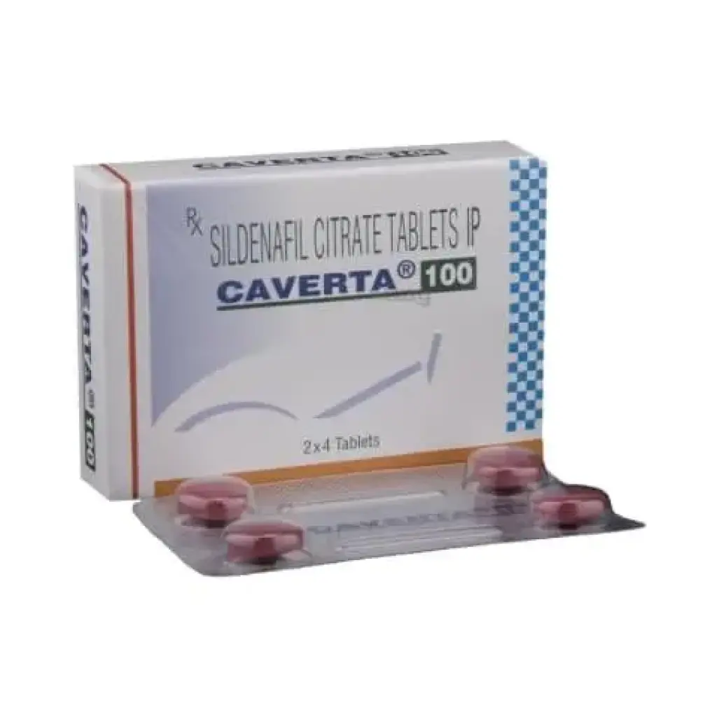 CAVERTA 100 MG - 20 tabs by Ranbaxy, India CAVERTA 100 MG - 20 tabs by Ranbaxy, India