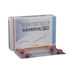 CAVERTA 100 MG - 20 tabs by Ranbaxy, India