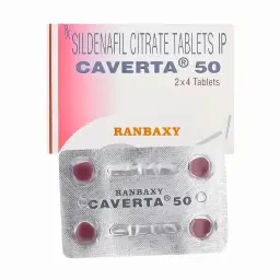CAVERTA 50 MG - 20 tabs by Ranbaxy, India