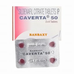 CAVERTA 50 MG - 20 tabs by Ranbaxy, India