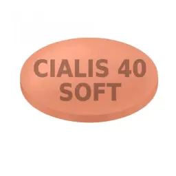 CIALIS SOFT TABS 40 MG - 100 tabs by Generic