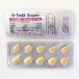 CIALIS V-TADA SUPER 20 MG - 100 tabs by Vipro Life Science