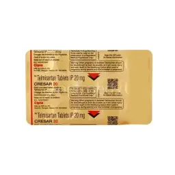 CRESAR 20 - 100 tabs by Cipla, India