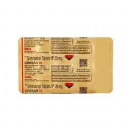 CRESAR 20 - 100 tabs by Cipla, India