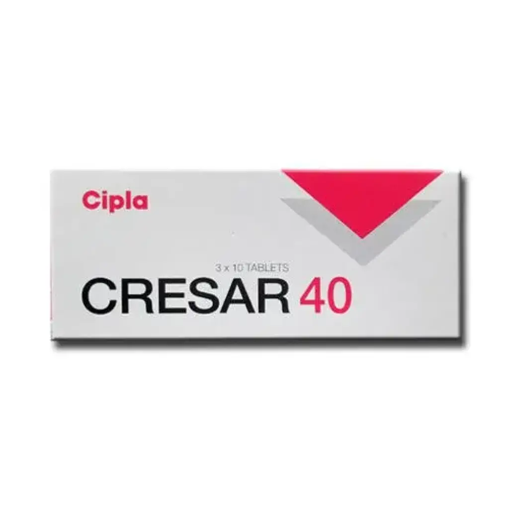 CRESAR 40 - 100 tabs by Cipla, India