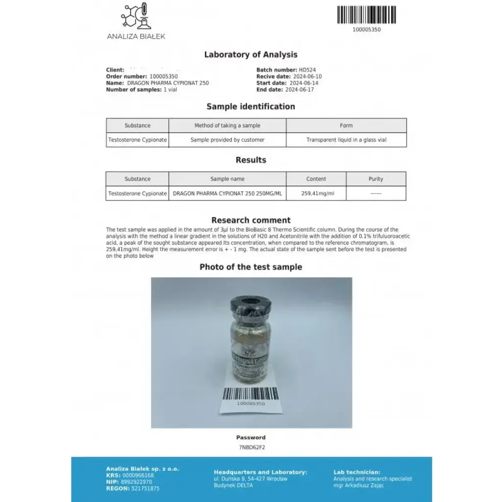 CYPIONAT 250 - 10 ml by Dragon Pharma, Europe CYPIONAT 250 - 10 ml by Dragon Pharma, Europe