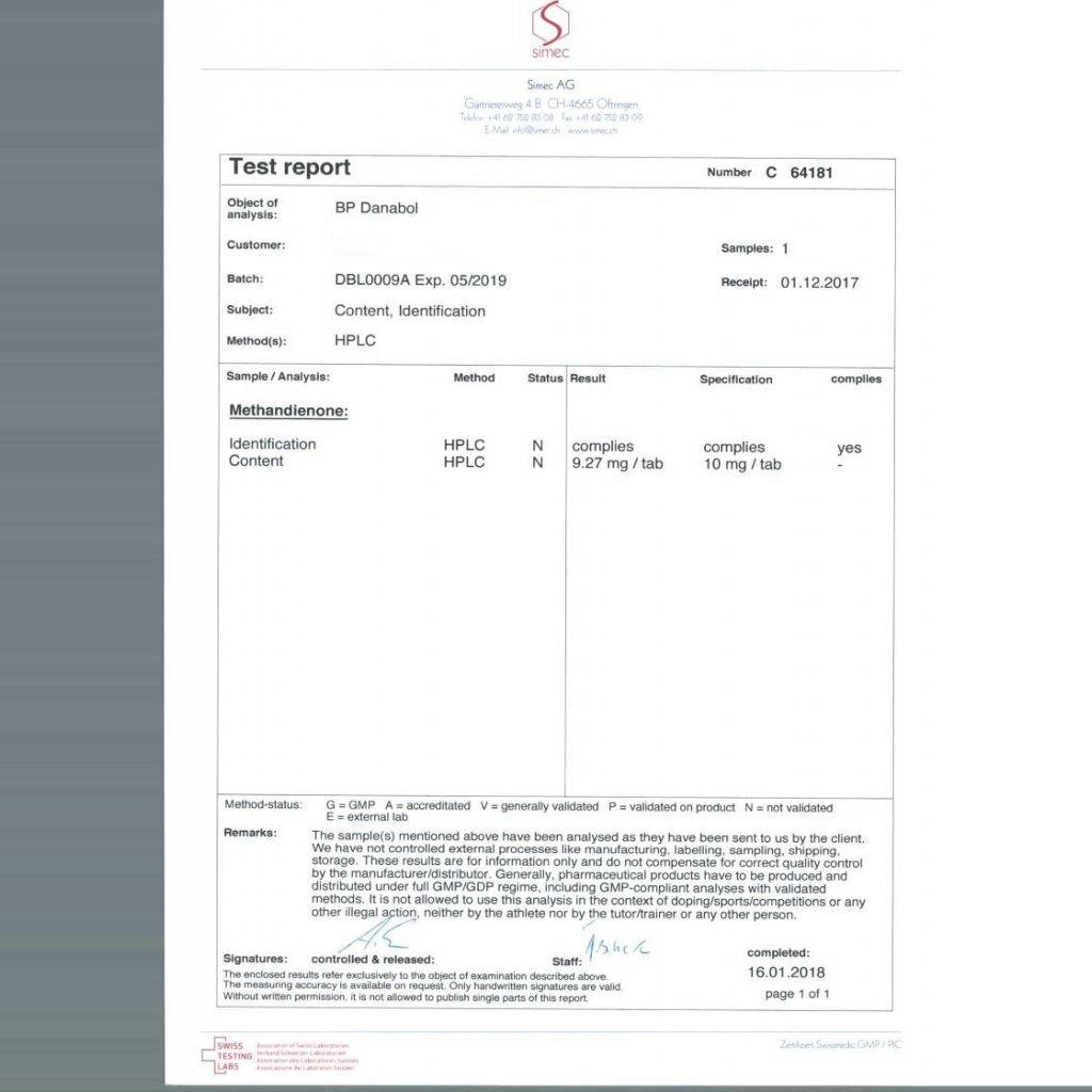 DANABOL 10 - 100 tabs by Balkan Pharmaceuticals DANABOL 10 - 100 tabs by Balkan Pharmaceuticals