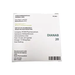 DIANAB 20 - 50 tabs by Ryzen Pharmaceuticals