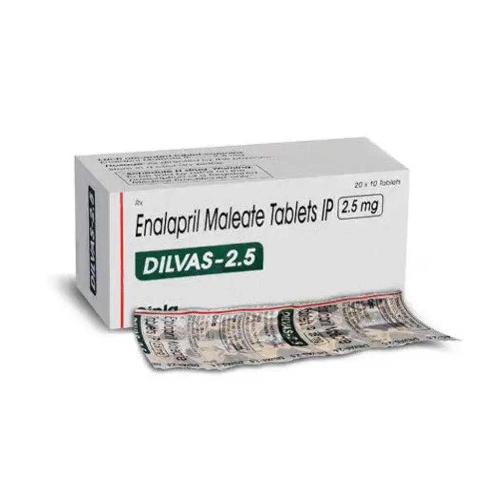DILVAS-2.5 - 200 tabs by Cipla, India