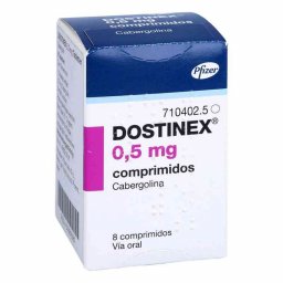 DOSTINEX 0.5 MG (8 TABLETS) - 8 tabs by Pfizer
