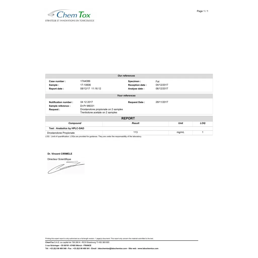 DROSTANOLONE PROPIONATE - 10 ml by Hilma Biocare