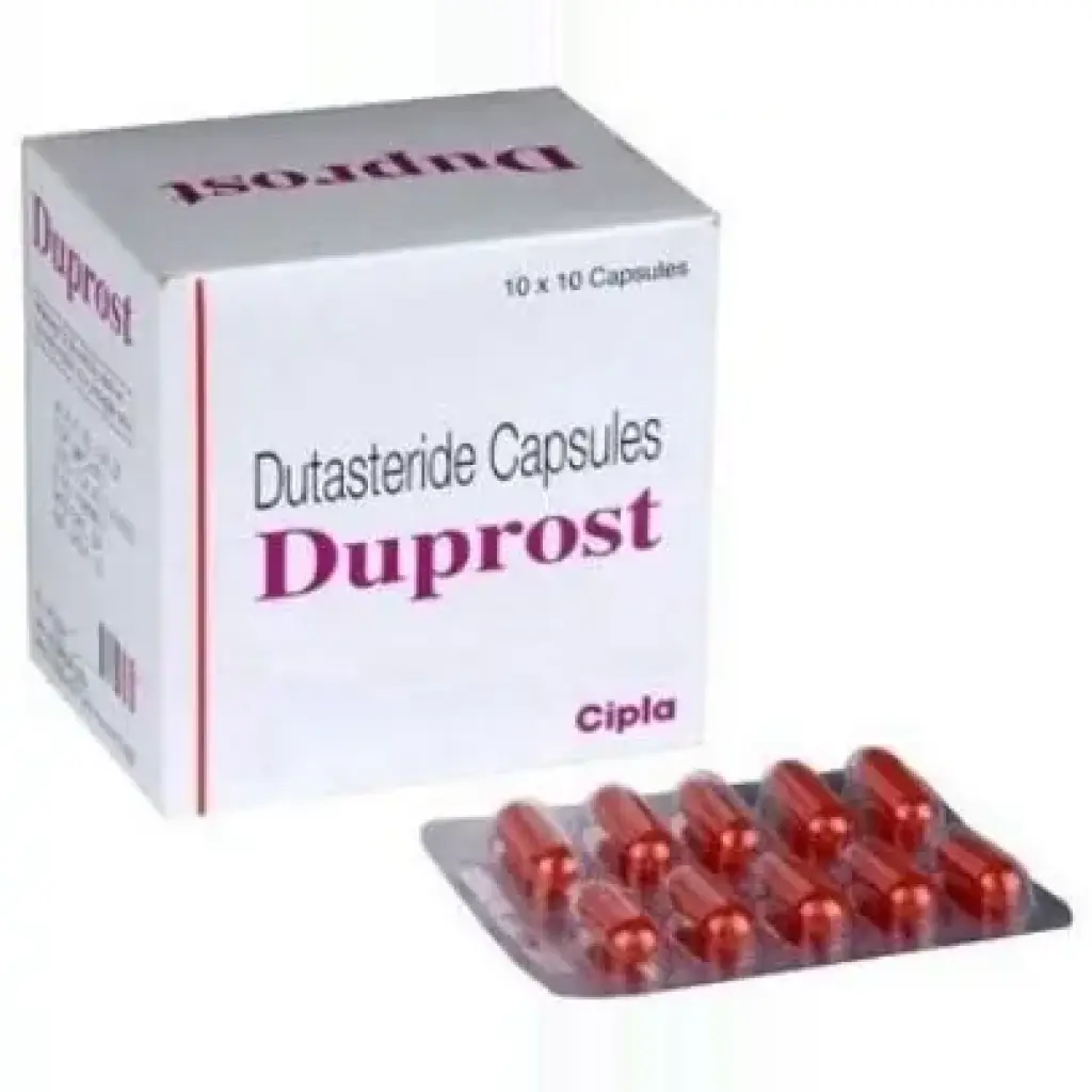 DUPROST 0.5 MG - 100 caps by Cipla, India