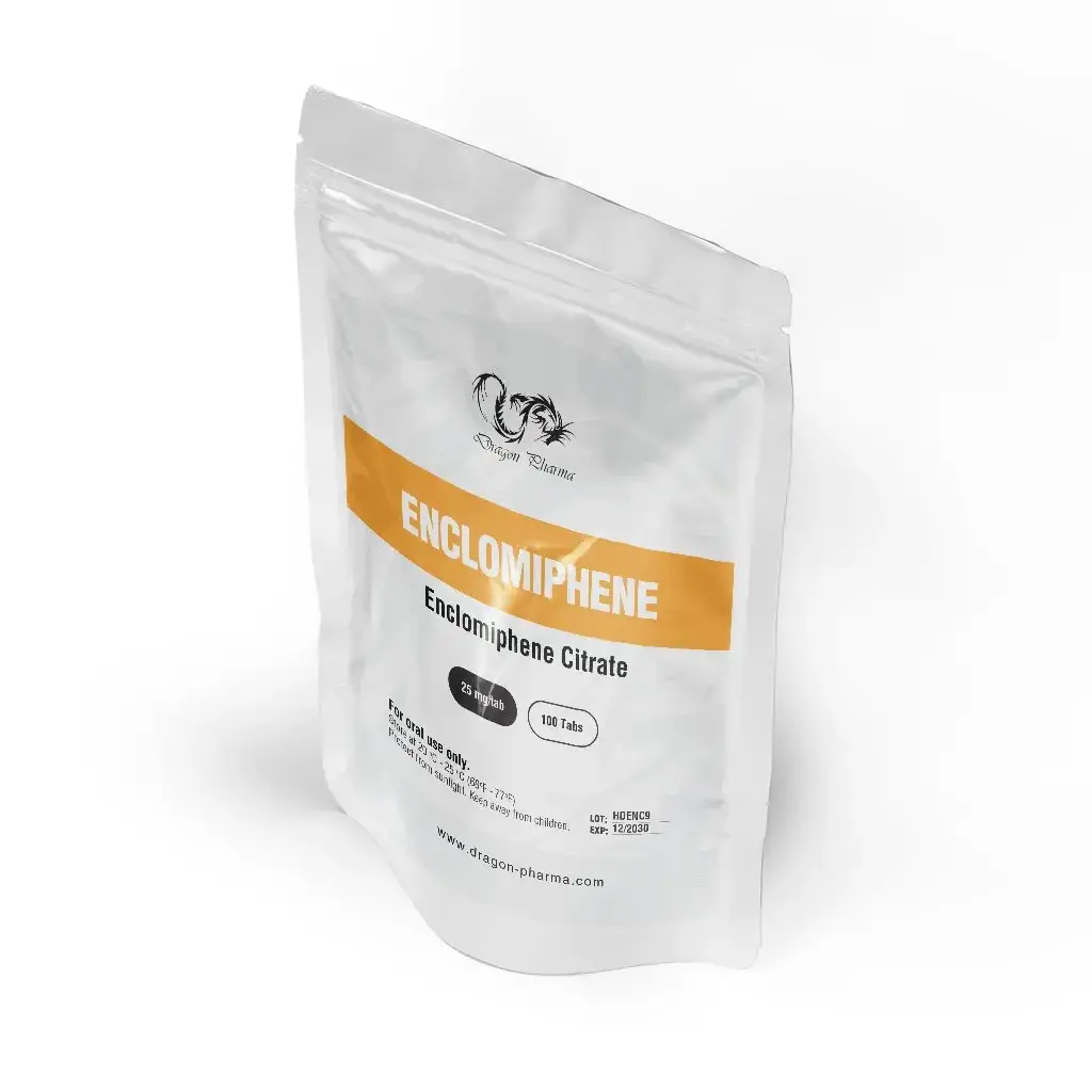 ENCLOMIPHENE - 100 tabs by Dragon Pharma, Europe ENCLOMIPHENE - 100 tabs by Dragon Pharma, Europe