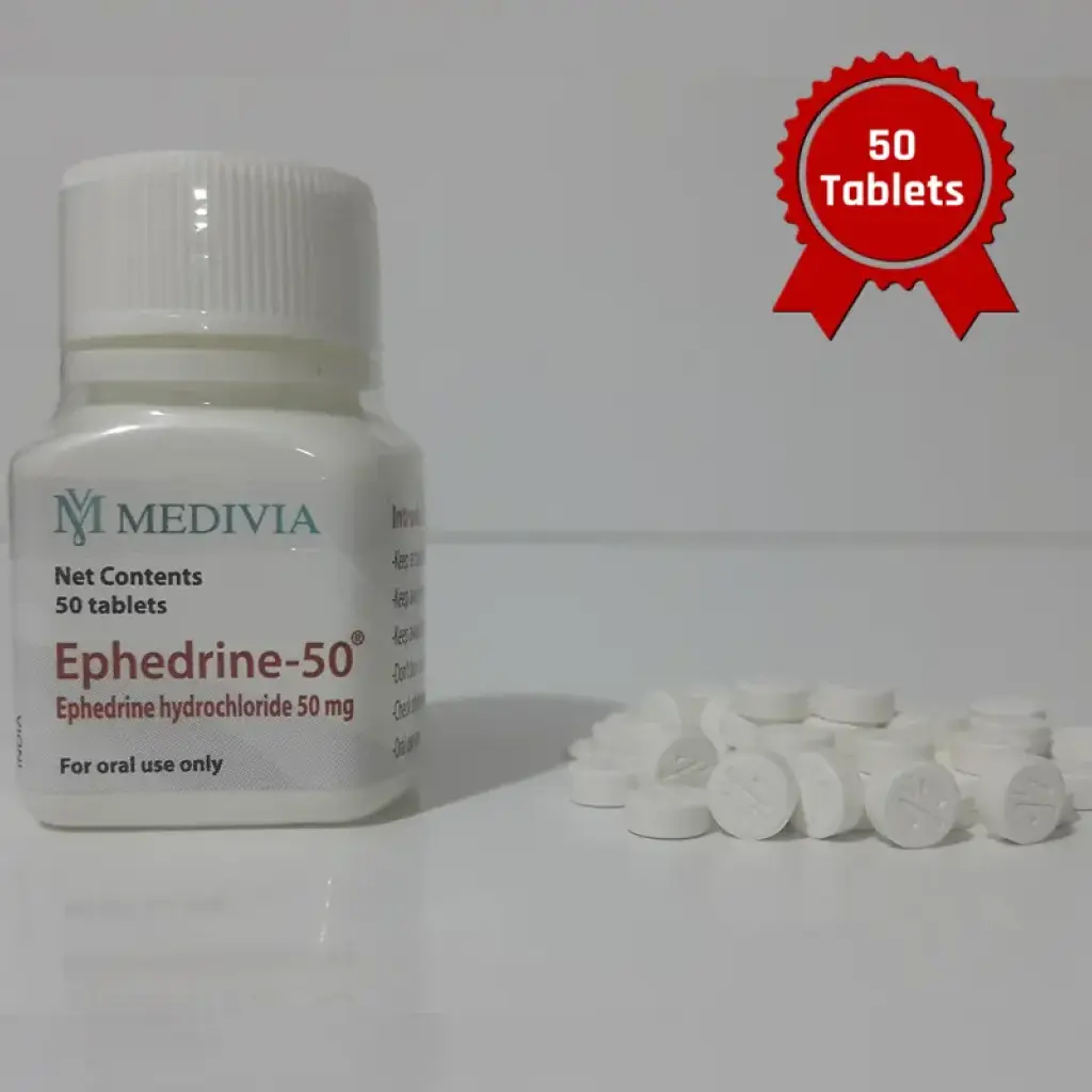 EPHEDRINE-50 - 50 tabs by Medivia EPHEDRINE-50 - 50 tabs by Medivia
