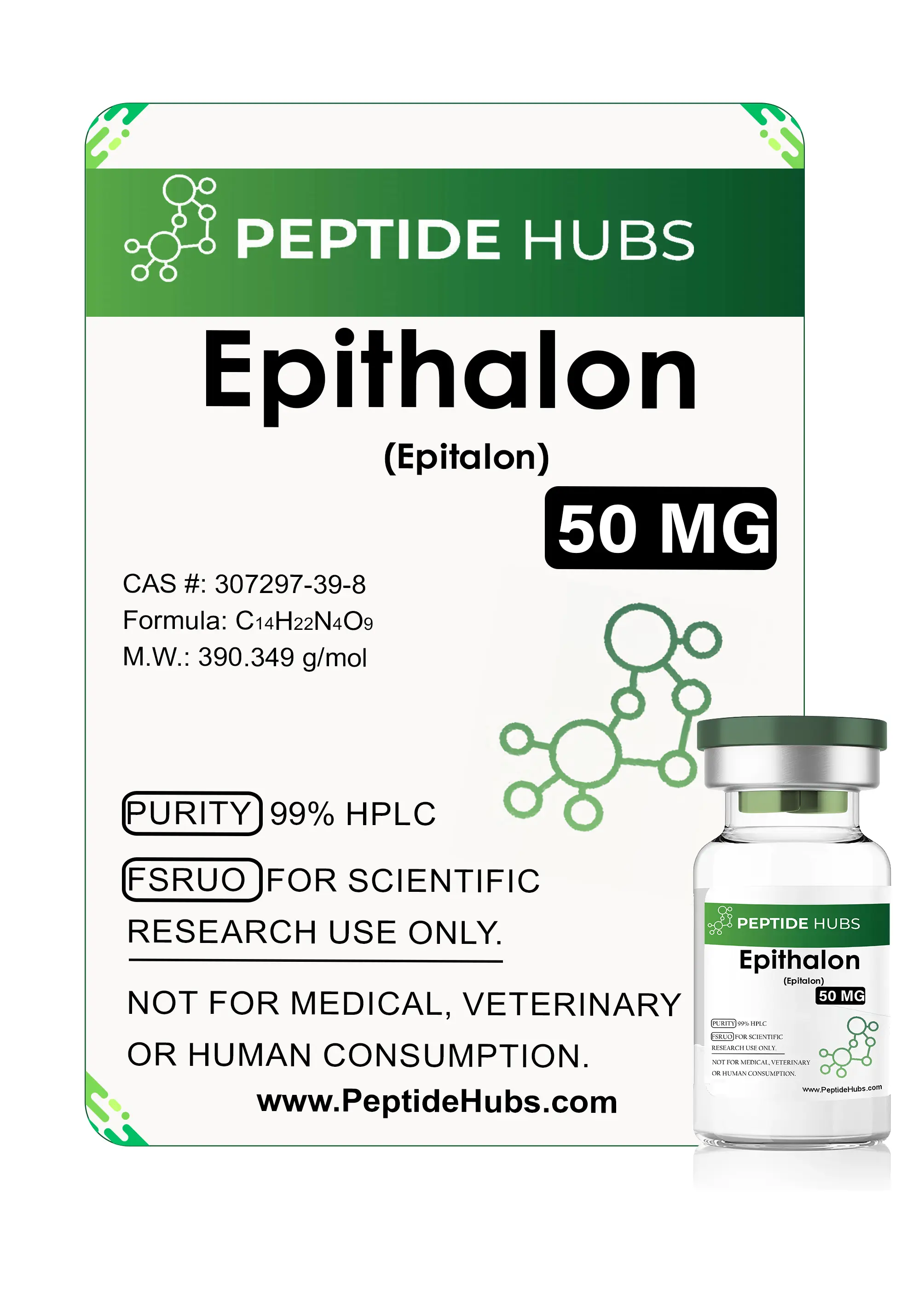 Epitalon 50 mg – Peptide Hubs
