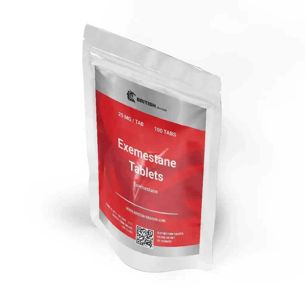 EXEMESTANE 25 MG (100 TABS) - 100 tabs by British Dragon Pharmaceuticals
