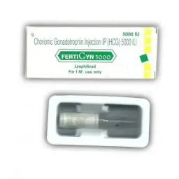 FERTIGYN 5000 IU - amp by Sun Pharma, India