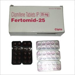 Fertomid 25 mg - 50 tabs by Cipla, India