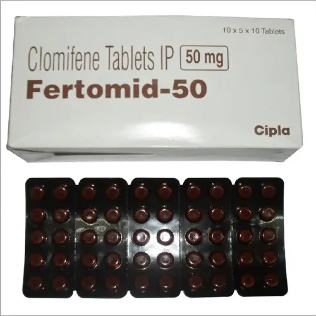 Fertomid 50 mg - 50 tabs by Cipla, India Fertomid 50 mg - 50 tabs by Cipla, India