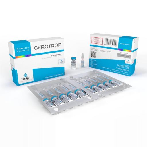 GEROTROP 10 IU (Peptides (hCG / rhGH / IGF-1)) for Sale