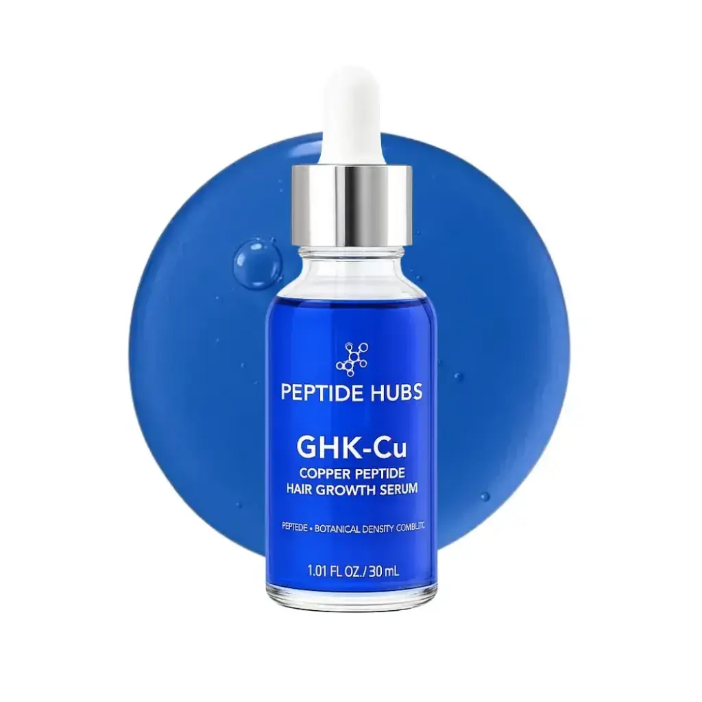 GHK-CU HAIR SERUM - bottle by Peptide Hubs