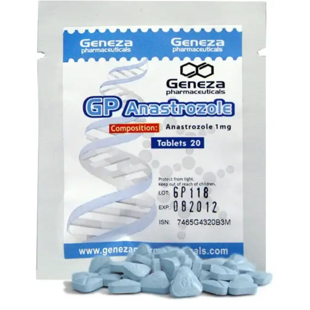 GP ANASTROZOLE - 20 tabs by Geneza Pharmaceuticals GP ANASTROZOLE - 20 tabs by Geneza Pharmaceuticals