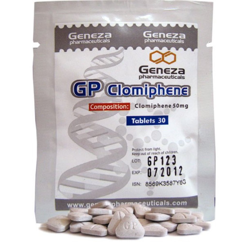 GP CLOMIPHENE - 30 tabs by Geneza Pharmaceuticals GP CLOMIPHENE - 30 tabs by Geneza Pharmaceuticals