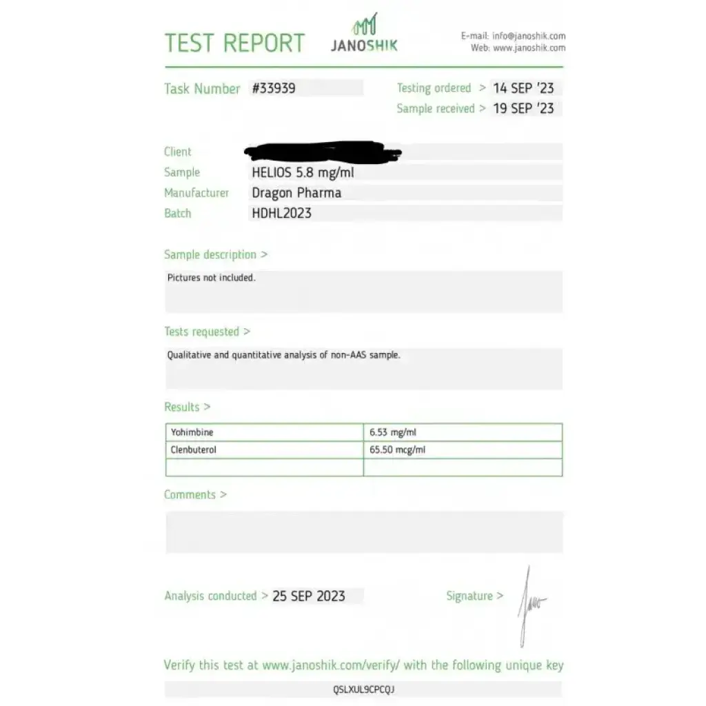 HELIOS - 10 ml by Dragon Pharma, Europe HELIOS - 10 ml by Dragon Pharma, Europe