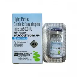 HUCOG 5000 IU - amp by Bharat Serums And Vaccines Ltd, India