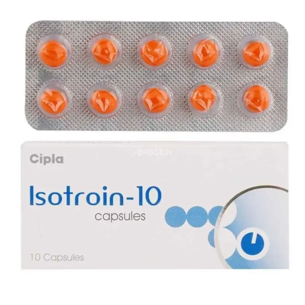 ISOTROIN-10 - 10 caps by Cipla, India ISOTROIN-10 - 10 caps by Cipla, India