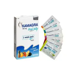 KAMAGRA ORAL JELLY VOL 1 - 7 sachets by Ajanta Pharma, India