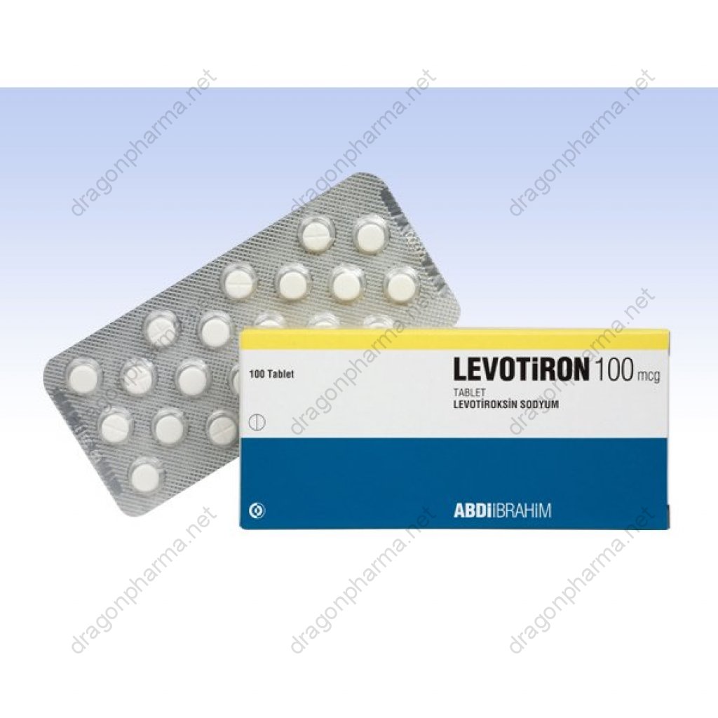 LEVOTIRON 100 MCG - 50 tabs by Abdi Ibrahim, Turkey LEVOTIRON 100 MCG - 50 tabs by Abdi Ibrahim, Turkey