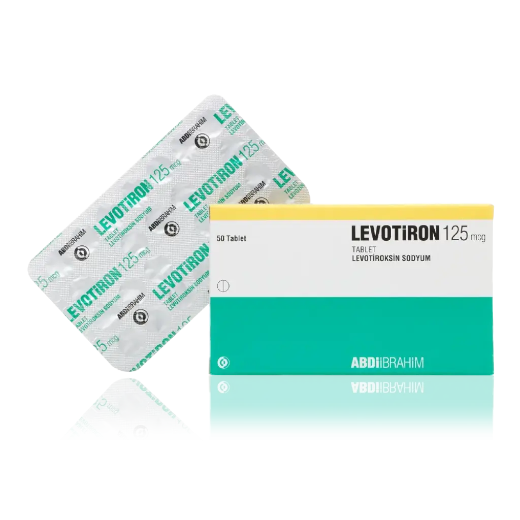 LEVOTIRON 125 MCG - 50 tabs by Abdi Ibrahim, Turkey LEVOTIRON 125 MCG - 50 tabs by Abdi Ibrahim, Turkey