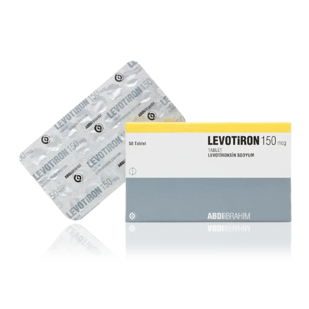 LEVOTIRON 150 MCG - 50 tabs by Abdi Ibrahim, Turkey LEVOTIRON 150 MCG - 50 tabs by Abdi Ibrahim, Turkey